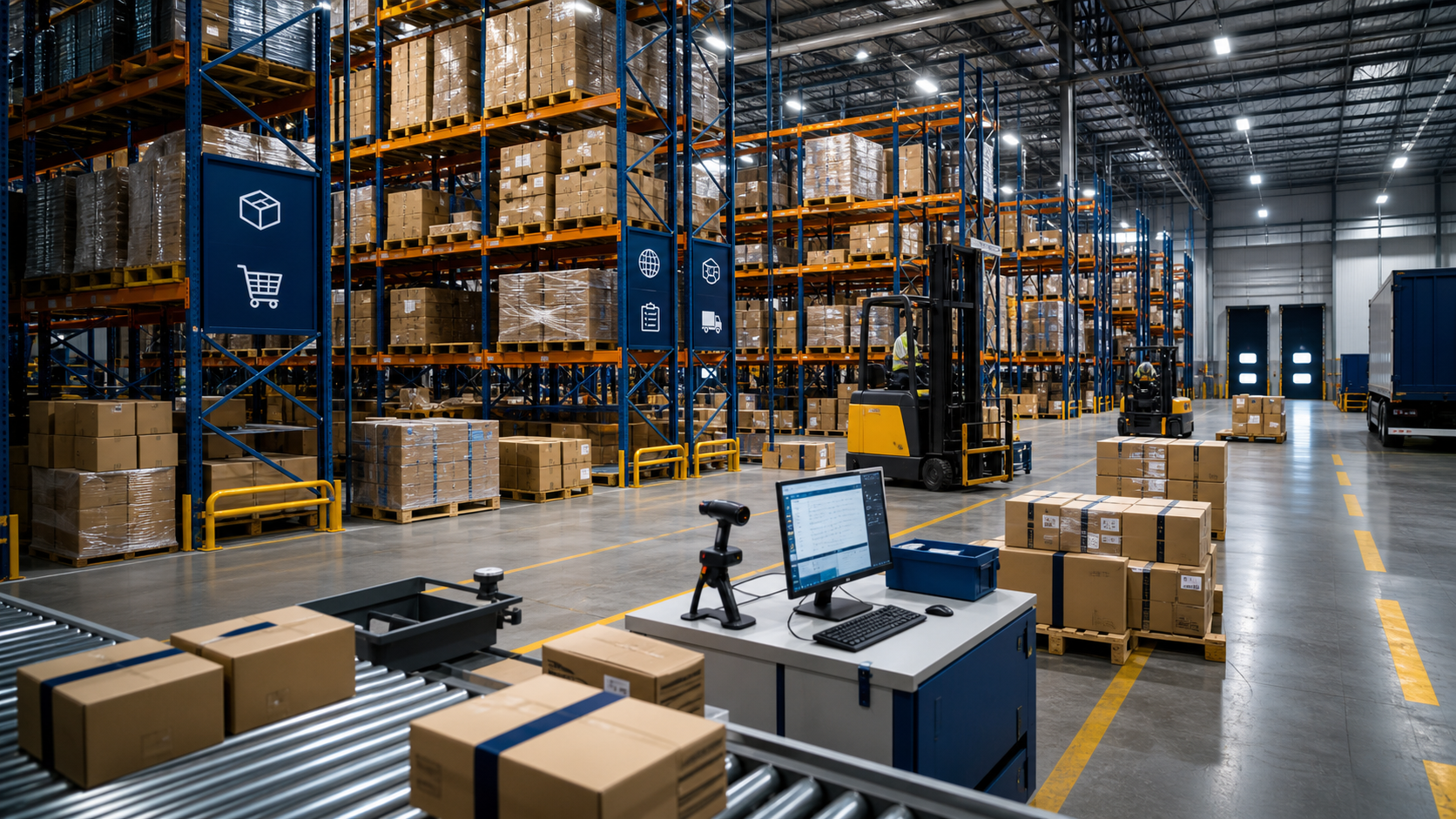 Professional Saudi logistics warehouse and 3PL operations.